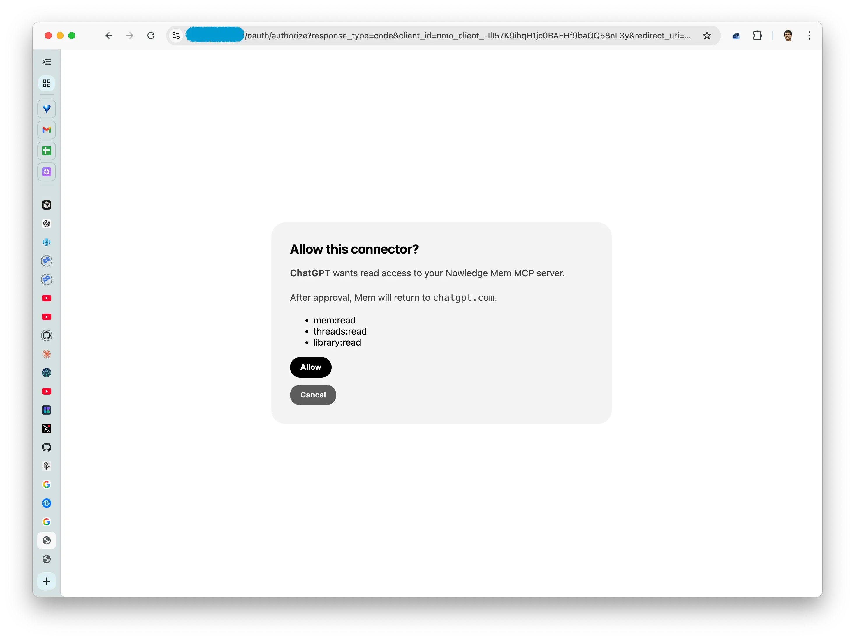 Approve Mem through OAuth
